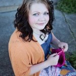 Alisa Duckworth knitting for victory against Gardasil