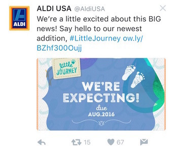 Aldi Tweet