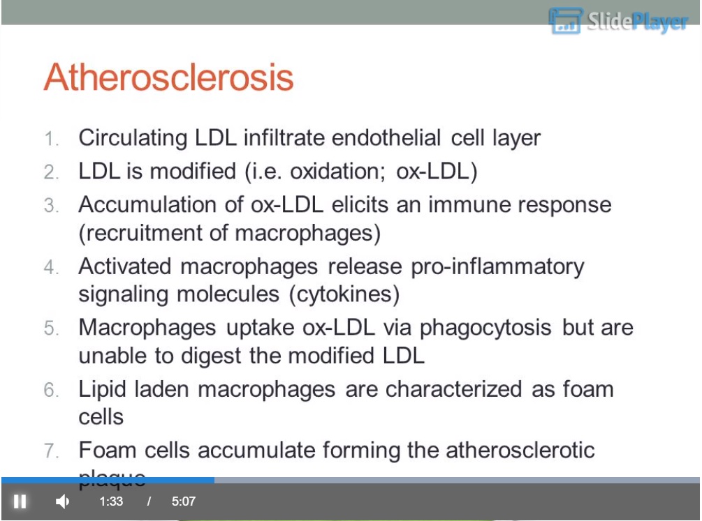 What is atherosclerosis?