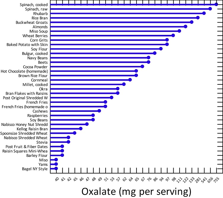 food-oxalate-graph